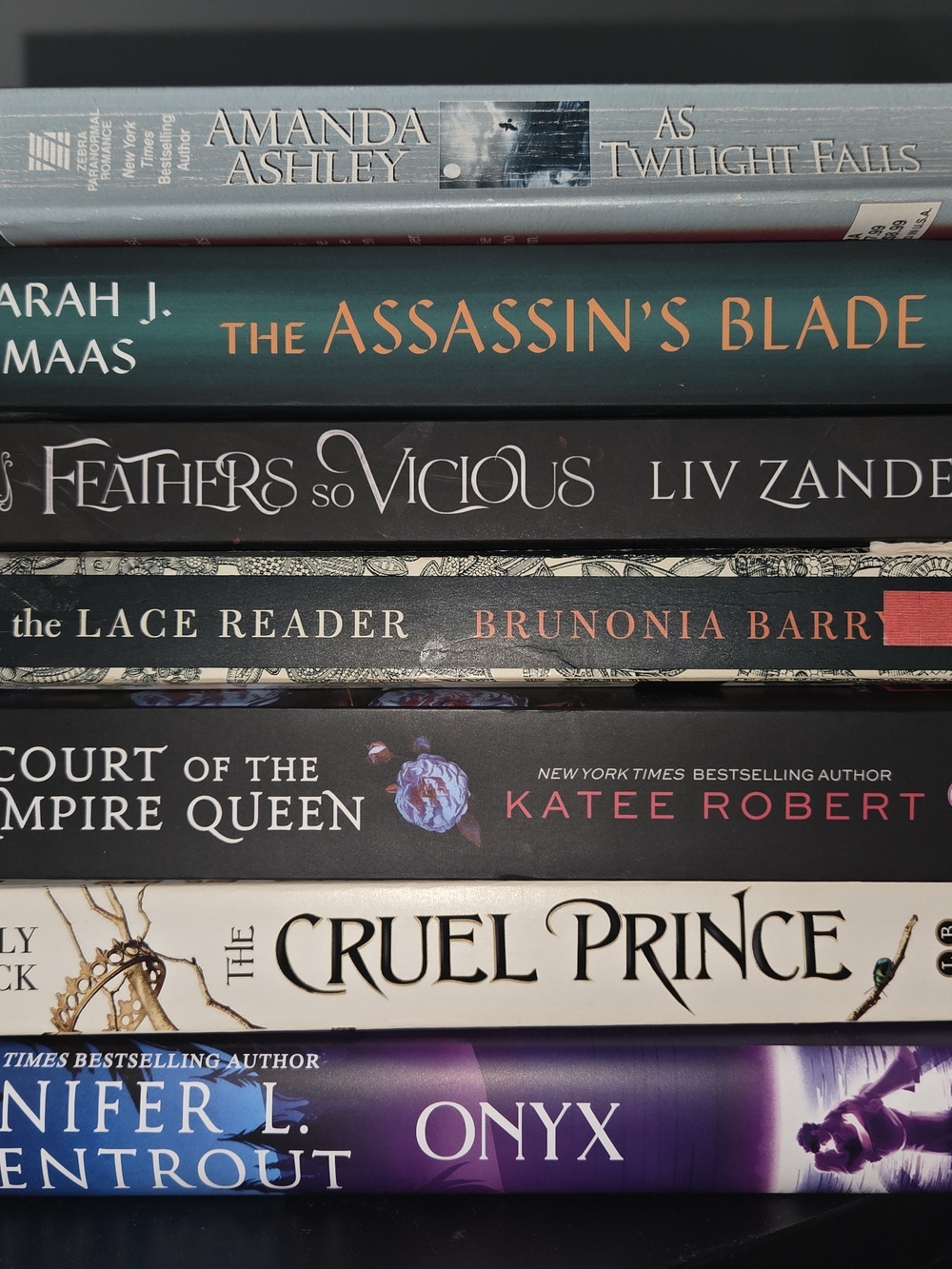 Stack of Fantasy & YA Novels